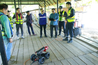 Lao Officials Receive Practical Training on Irrigation Dam Safety Inspection